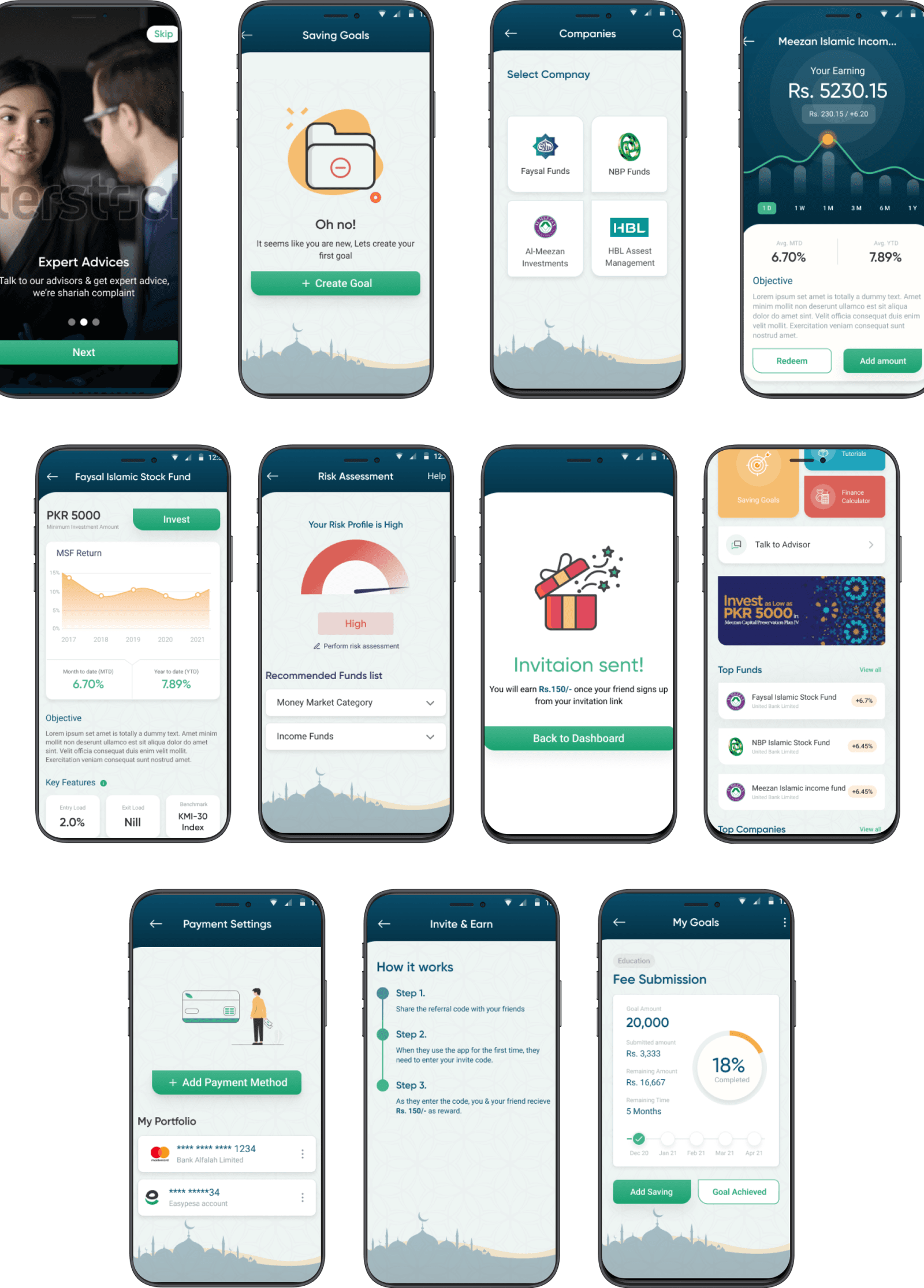 Mockup UI - FundFinder
