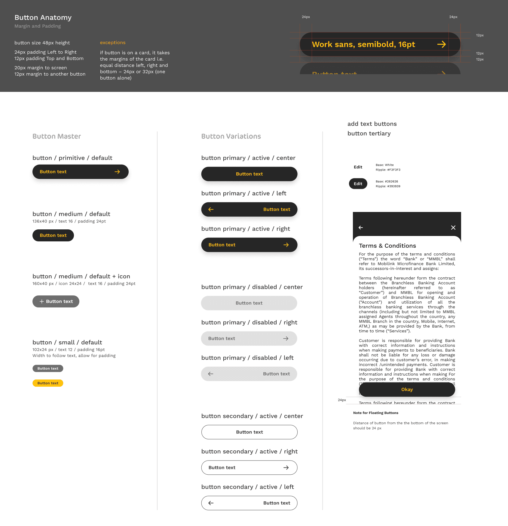 Buttons - JazzCash Design System